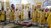 Митрополит Артемий совершил Божественную литургию в Свято-Троицком кафедральном соборе г. Петропавловск-Камчатский