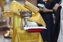 Молебен для сотрудников и водителей городских такси в Спасо-Преображенском соборе г.Хабаровска. 16 июля 2011г.